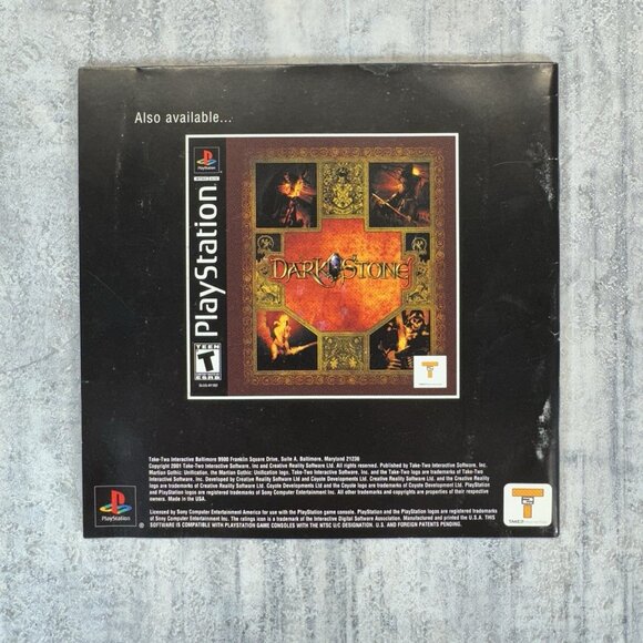 Martian Gothic: Unification (Sony PlayStation PS1) Game Disc & Manual - Picture 7 of 7